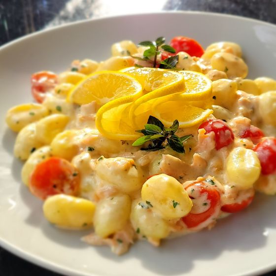 Gnocchi salmone